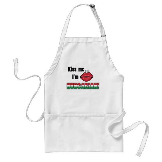 Küssen Sie mich, den ich ungarisch bin Schürze (Vorne)
