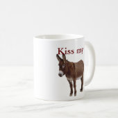küssen Sie mich Esel Kaffeetasse (VorderseiteRechts)
