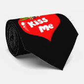 Küssen Sie mich Frosch - erste Datums-Krawatte? Krawatte (Gerollt)