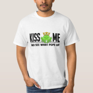 KÜSSEN Sie MICH Frosch-Shirt - wählen Sie Art u. T-Shirt