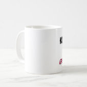 Küssen Sie mich große Großmutter Kaffeetasse (Vorderseite Links)
