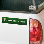 Küssen Sie mich! Ich bin irisch Autoaufkleber (Auf Lkw)