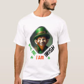 Küssen Sie mich, ich bin irisch - Leprechaun verst T-Shirt (Vorderseite)