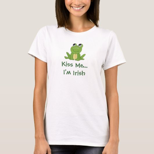 Küssen Sie mich. Ich bin irisches #2 T-Shirt (Vorderseite)