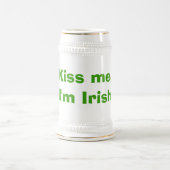 Küssen Sie mich, ich sind irisch Bierglas (Mittel)