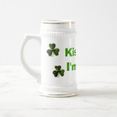 Küssen Sie mich, ich sind irisch Bierglas (Links)