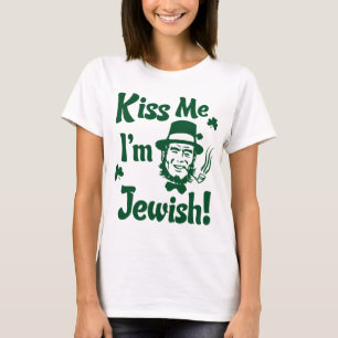 Küssen Sie mich, ich sind jüdisch T-Shirt