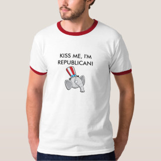 KÜSSEN Sie MICH, ich sind REPUBLIKANISCH! T-Shirt
