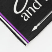 Küssen Sie mich immer gute Nacht Fleecedecke (Ecke)