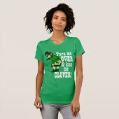 Küssen Sie mich irischer Klee T-Shirt (Vorne ganz)