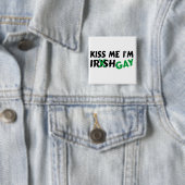 Küssen Sie mich irisches Homosexuelles Im Button (Beispiel)