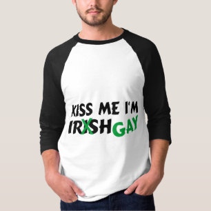 Küssen Sie mich irisches Homosexuelles Im T-Shirt
