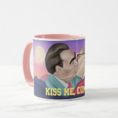 Küssen Sie mich Kamerad - Breschnew Küssen Honecke Tasse (Vorderseite Links)