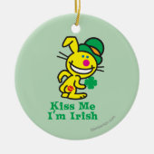 Küssen Sie mich Keramik Ornament (Vorne)