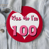 Küssen Sie mich Knopf - 100 Button (Beispiel)