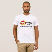 Küssen Sie mich Macedonian Im T-Shirt (Vorne ganz)