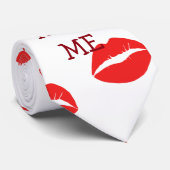 Küssen Sie mich Party Krawatte (Gerollt)