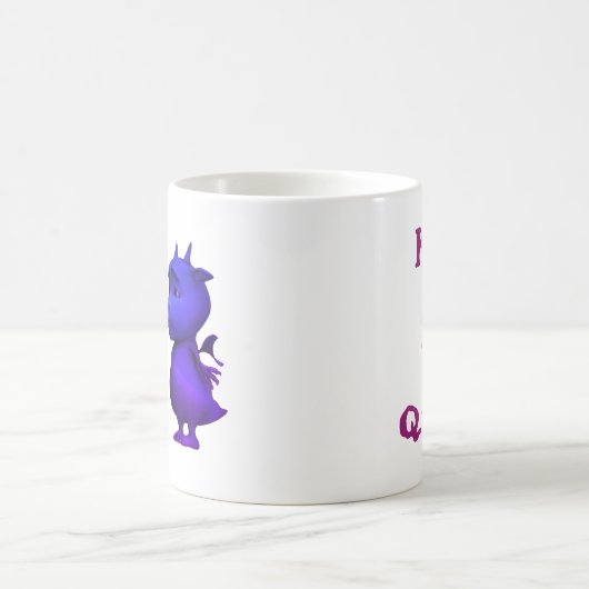 Küssen Sie mich Quick Niedlich Blue & Pink Baby Dr Kaffeetasse (Mittel)