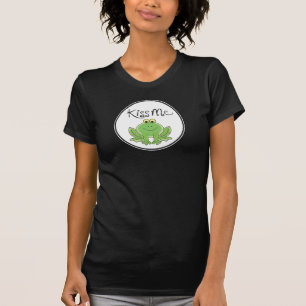 "Küssen Sie mich" sagt den Frosch - niedliche T-Shirt