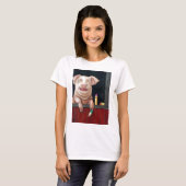 Küssen Sie mich Sie Dummkopf! T-Shirt (Vorne ganz)