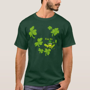 Küssen Sie mich T-Shirts Frosch-irische