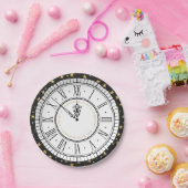 Küssen Sie mich um Mitternacht, New Years Uhr, Pap Pappteller (Party)