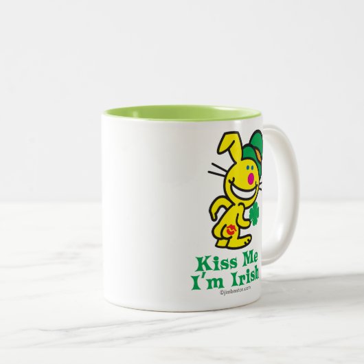 Küssen Sie mich Zweifarbige Tasse (VorderseiteRechts)