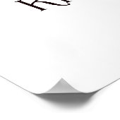 Küssen Sie mir immer Gute Nacht Lippen Poster (Ecke)