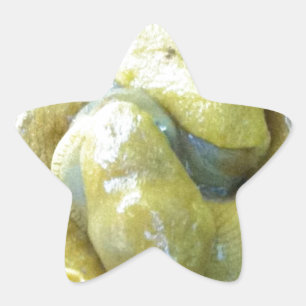 Küssen von Bananenwickeln Stern-Aufkleber