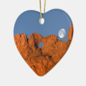Küssen von Camels Rock Formation mit Vollmond Keramik Ornament (Links)
