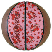 Küssen von Comic Sound Effect Pattern Basketball (Vertikal)