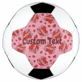 Küssen von Comic Sound Effect Pattern Fußball (Vorderseite)