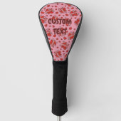 Küssen von Comic Sound Effect Pattern Golf Headcover (Vorderseite)
