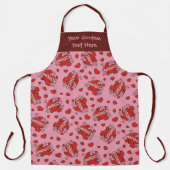 Küssen von Comic Sound Effect Pattern Schürze (Vorderseite)