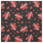 Küssen von Comic Sound Effect Pattern Stoff (Muster)