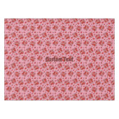 Küssen von Comic Sound Effect Pattern Tischdecke (Vorderseite (Horizontal))