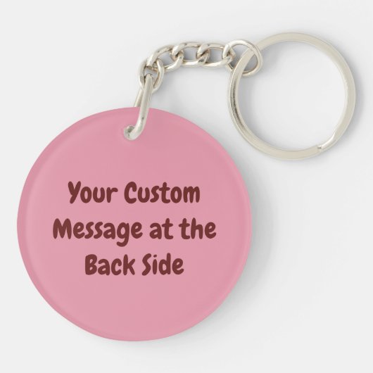 Küssen von Comic Sound Effect Schlüsselanhänger (Rückseite)