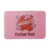 Küssen von Comic-Sound-Effekt Badematte (Vorderseite)