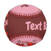 Küssen von Comic-Sound-Effekt Baseball (Rückseite)