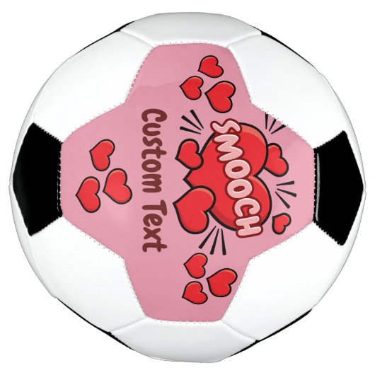 Küssen von Comic-Sound-Effekt Fußball (Gedreht)