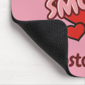 Küssen von Comic-Sound-Effekt Mousepad (Ecke)