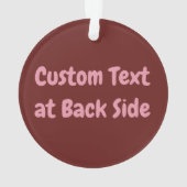 Küssen von Comic-Sound-Effekt Ornament (Rückseite)