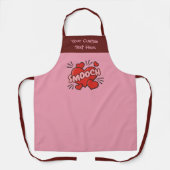 Küssen von Comic-Sound-Effekt Schürze (Vorderseite)