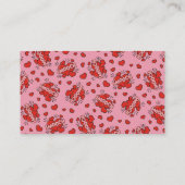 Küssen von Comic-Sound-Effekt Visitenkarte (Rückseite)