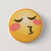 Küssen von Emoji Button (Vorderseite)