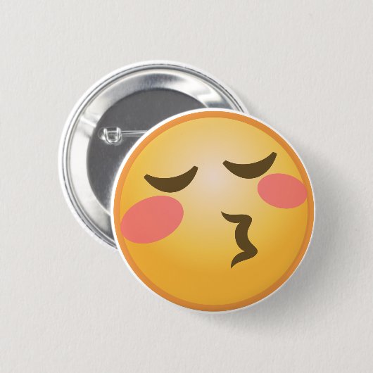 Küssen von Emoji Button (Vorne & Hinten)