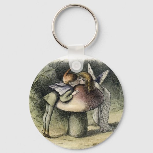 Küssen von Fee und Pixie Schlüsselanhänger (Vorderseite)