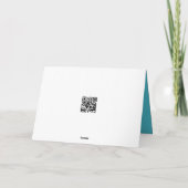 Küssen von Fisch mit den Jubiläumsblasen des Herze Karte (Rückseite)