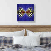 Küssen von Fischdesign auf Leinwand (Insitu (Schlafzimmer))