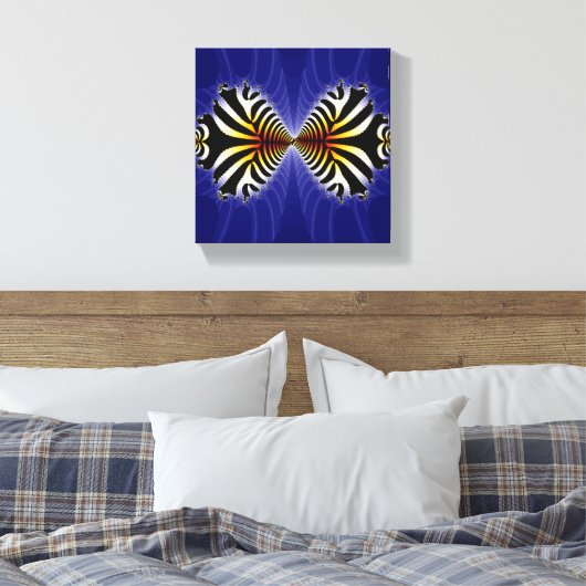 Küssen von Fischdesign auf Leinwand (Insitu (Schlafzimmer))